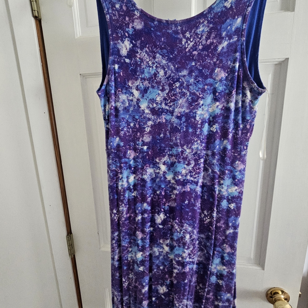 Women's Purple Sleeveless Dress